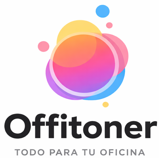 logo colorido de offitoner